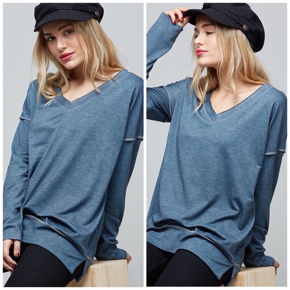 Tops - Most Comfortable Denim Blue Top